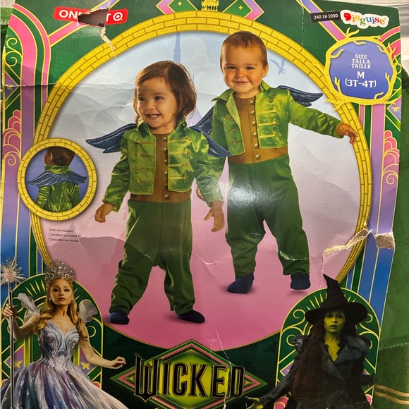 Disguise Other - NWT Wicked Flying Monkey Toddler Costume (Size 3T-4T)